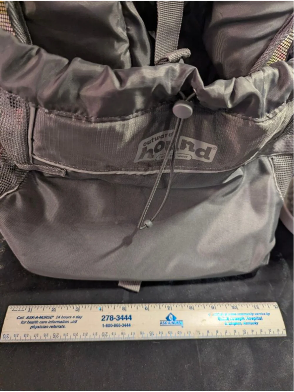 Outward Hound Small Dog Backpack Carrier Gray Pet Travel Carrier SM